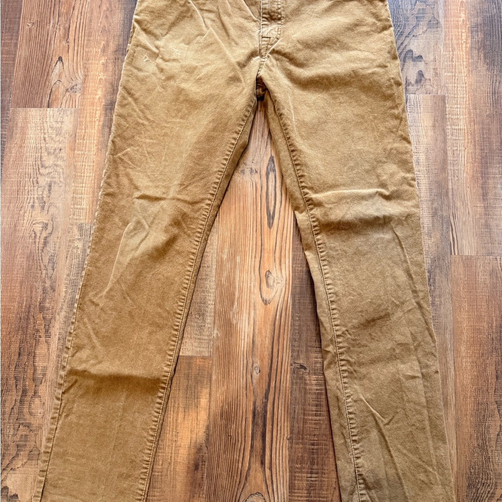 Goodfellow & Co Men's Slim Fit Tan Corduroy Pants